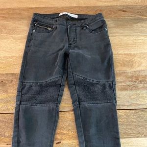Black jeans size 26 fit like 25